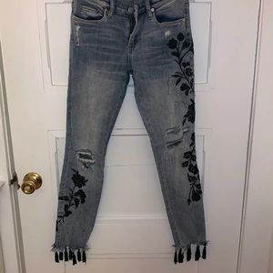 Embroidered Jeans